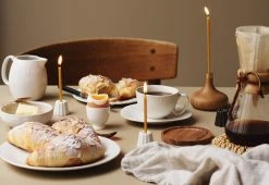 Ovo Things Porcelain Canele Candle Holder 12 Ovo Things Porcelain Canele Candle Holder -Twentytwentyone Shop Fanny Haag OVO Things b