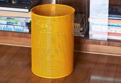 Hay Perforated Bin 6 Hay Perforated Bin -Twentytwentyone Shop Hay Perforated bin yellow lifestyle 2