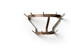 Massproductions Marcel Coat Rack 13 Massproductions Marcel Coat Rack -Twentytwentyone Shop Massproductions Marcel coatrack wall mounted pale brown