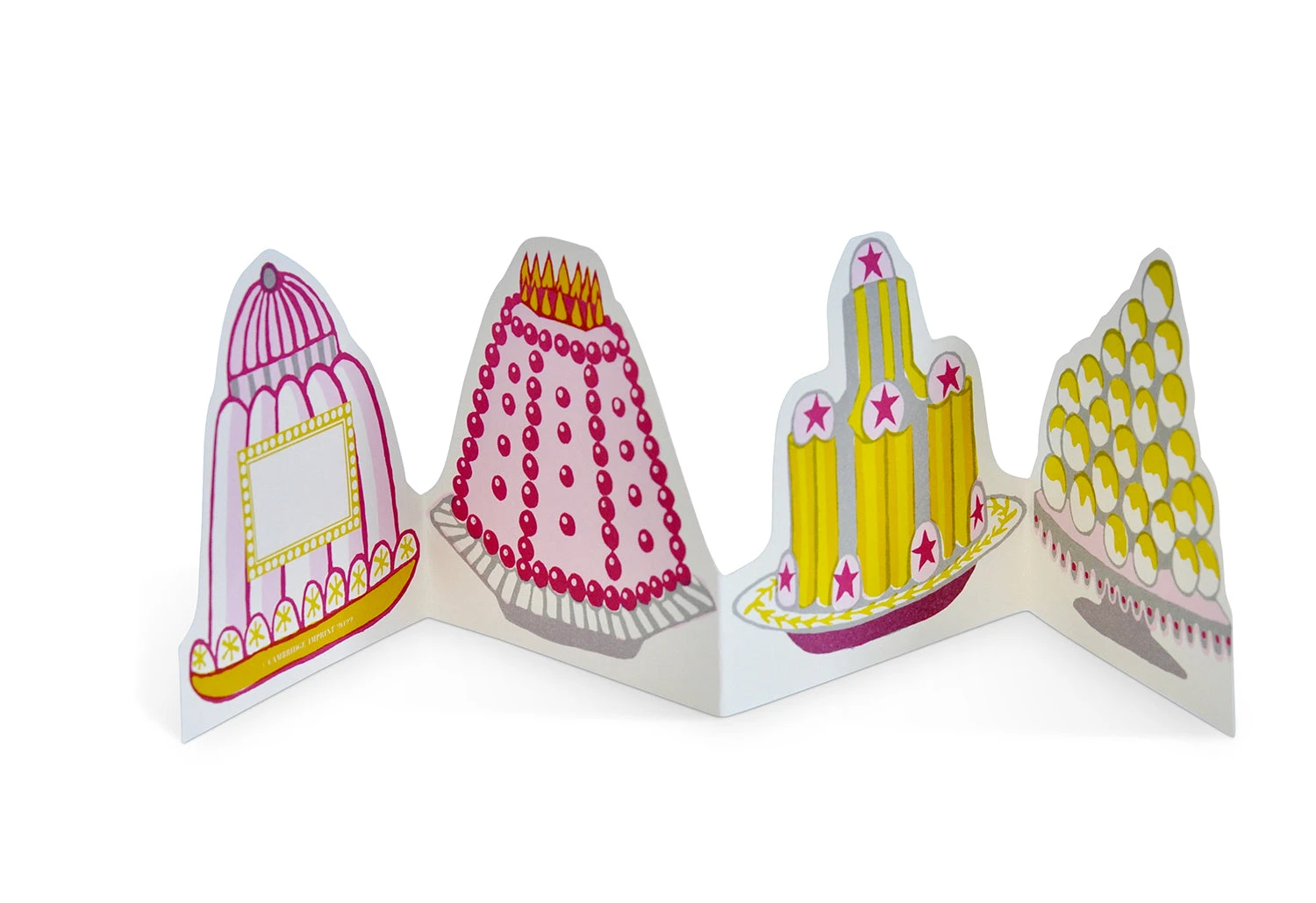 Cambridge Imprint Let Us Eat Cake Folding Card 2 Cambridge Imprint Let Us Eat Cake Folding Card