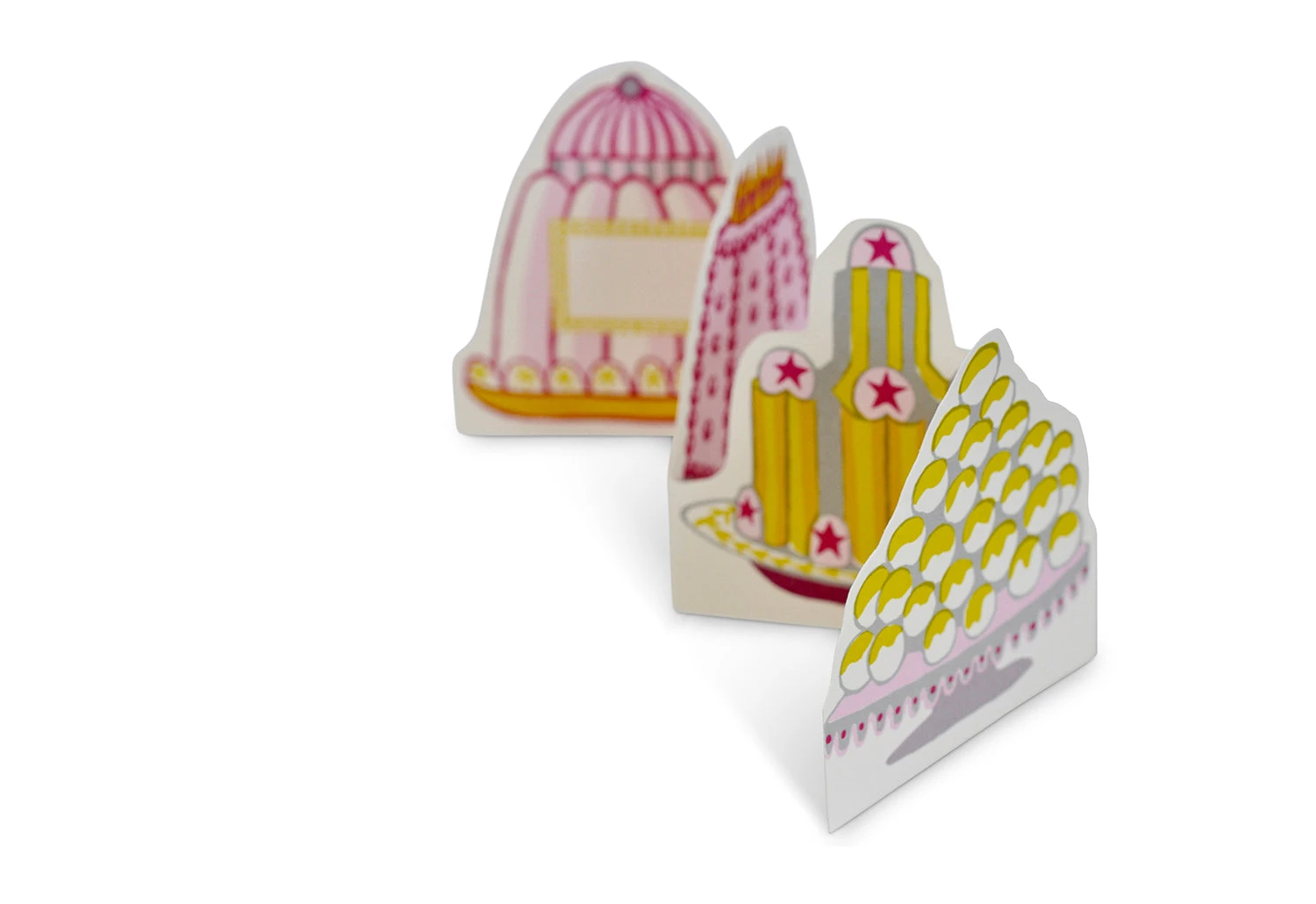 Cambridge Imprint Let Us Eat Cake Folding Card 3 Cambridge Imprint Let Us Eat Cake Folding Card - Image 2