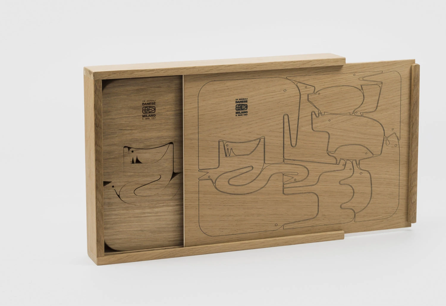 DANESE 16 Animali Puzzle, 1957 3 DANESE 16 Animali Puzzle, 1957 - Image 2