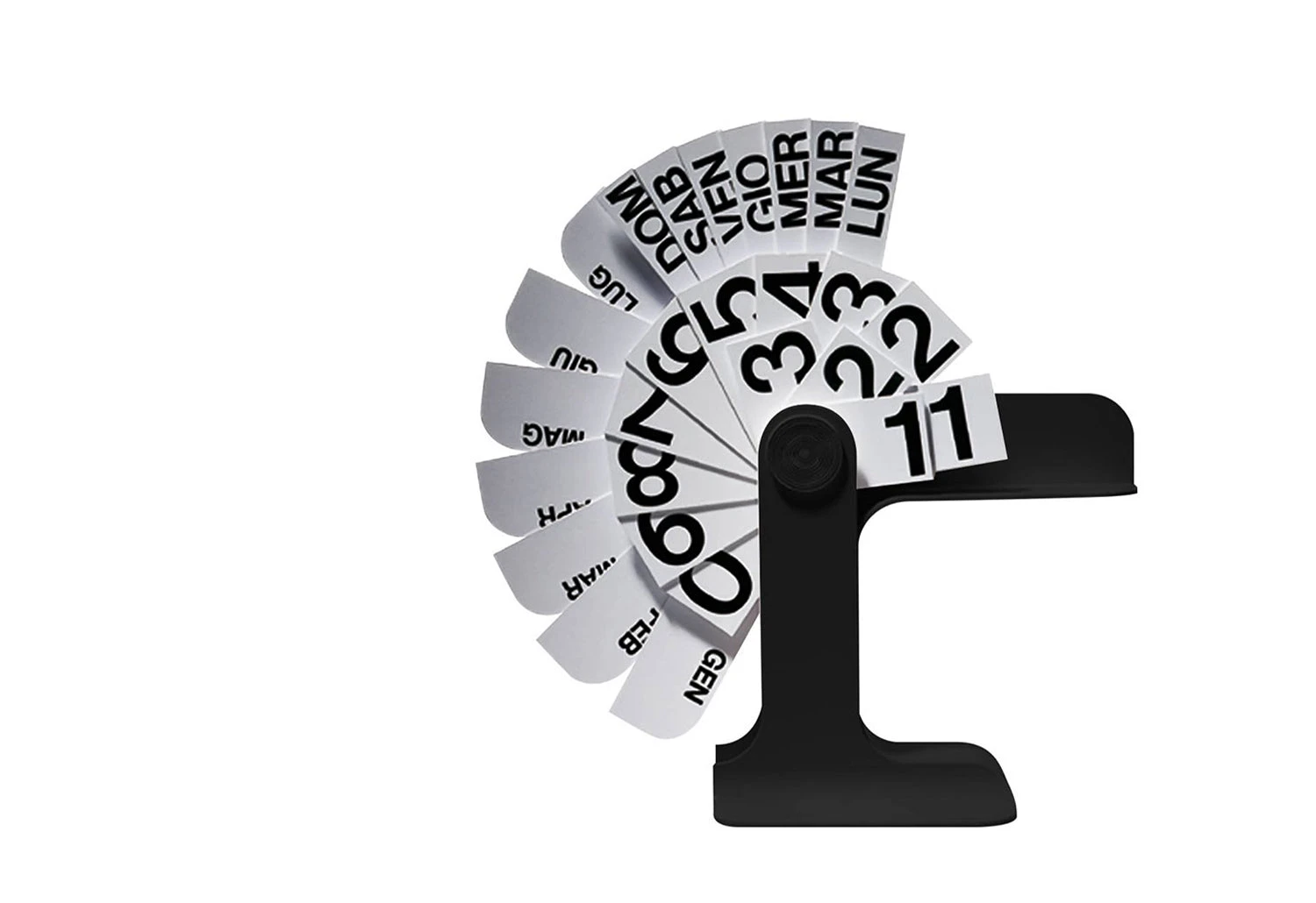 DANESE Timor Desk Calendar, 1967 6 DANESE Timor Desk Calendar, 1967 - Image 4