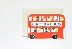 Hadley Paper Goods Birthday Bus Card