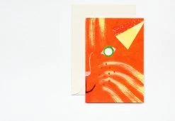 Hadley Paper Goods Cat Mask Card