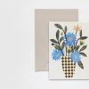 Hadley Paper Goods Checker Vase Card 2 Hadley Paper Goods Checker Vase Card -Twentytwentyone Shop hadley paper goods chequer vase 1