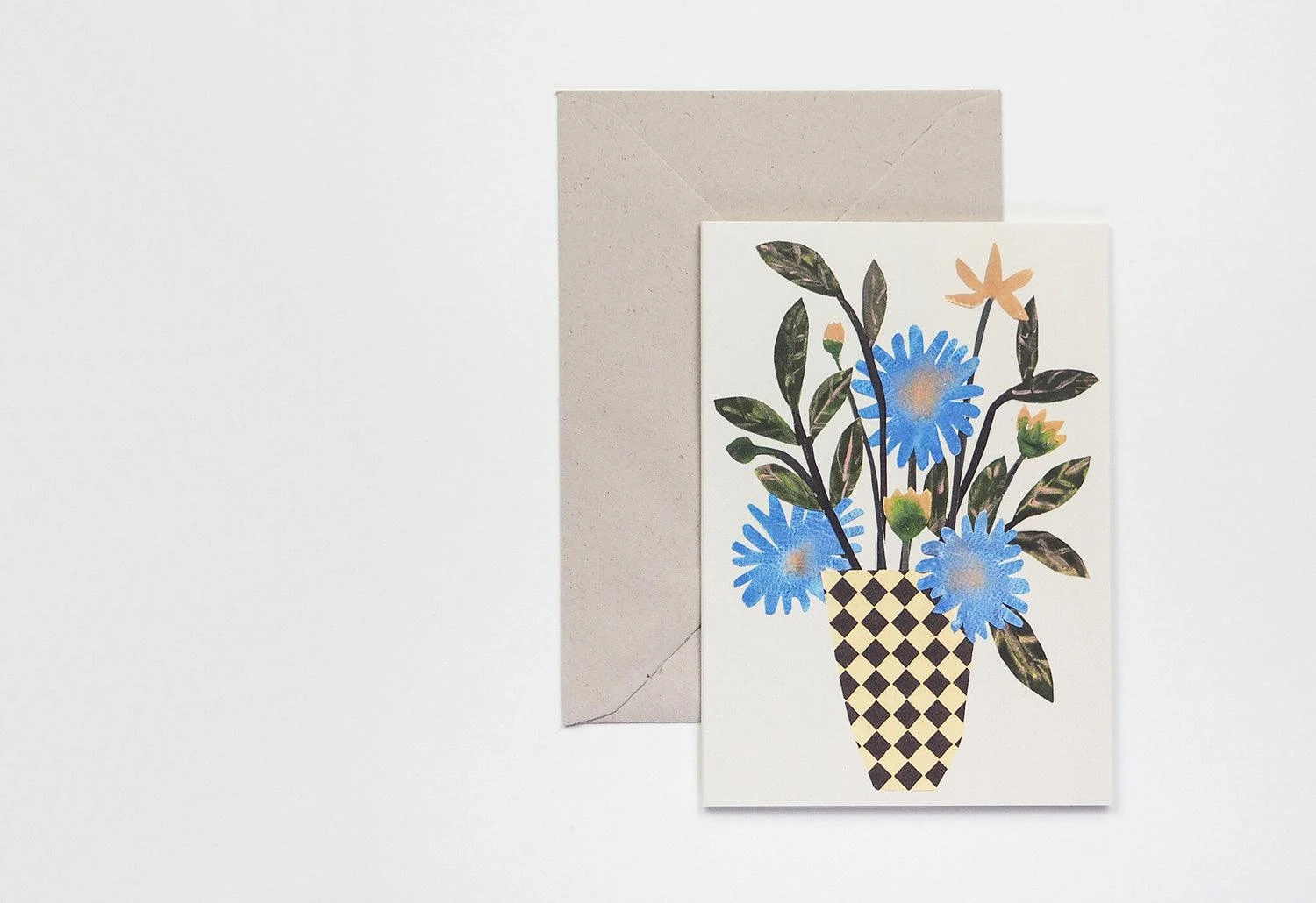 Hadley Paper Goods Checker Vase Card 3 Hadley Paper Goods Checker Vase Card