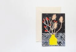 Hadley Paper Goods Winter Vase Card