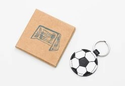 Herr PONG Berlin Football Leather Keyring