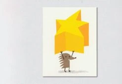 Lisa Jones Superstar Hedgehog Card