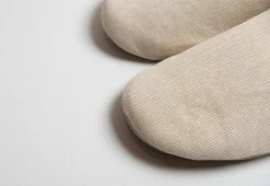 Sasawashi Slippers 21 Sasawashi Slippers -Twentytwentyone Shop sasawashi moccasin slipper beige 4