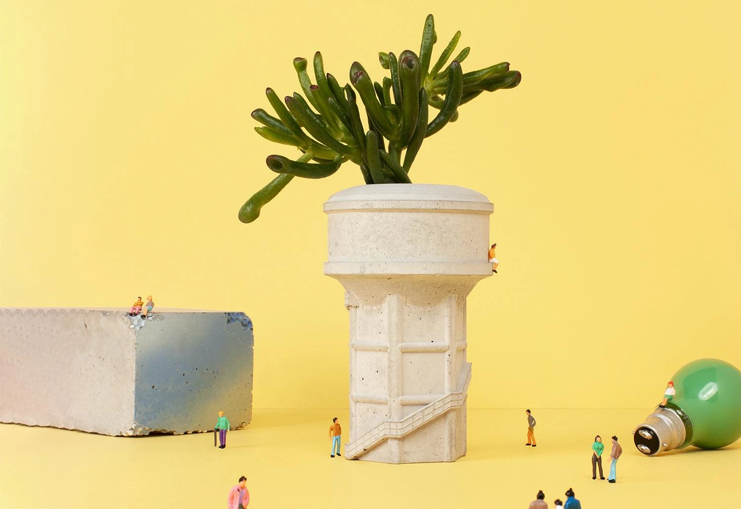 Tiipoi Siment Water Tower Vase, 2018 5 Tiipoi Siment Water Tower Vase, 2018 - Image 3