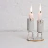 Atelier Stella Double Candle Holder 1 Atelier Stella Double Candle Holder -Twentytwentyone Shop twentytwentyone Atelier Stella Double wave candleholder 1