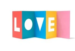 Cut And Make Love Folding Card