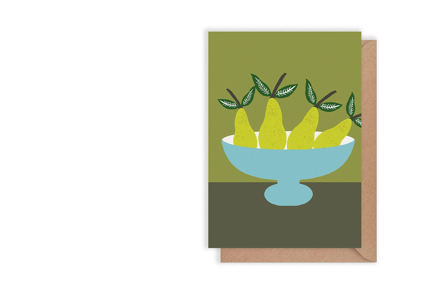 Kiran Ravilious Pear Fruit Bowl Card 3 Kiran Ravilious Pear Fruit Bowl Card