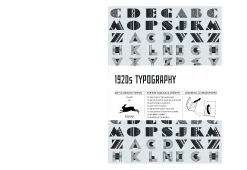 The Pepin Press 1920s Typography Gift Paper Book