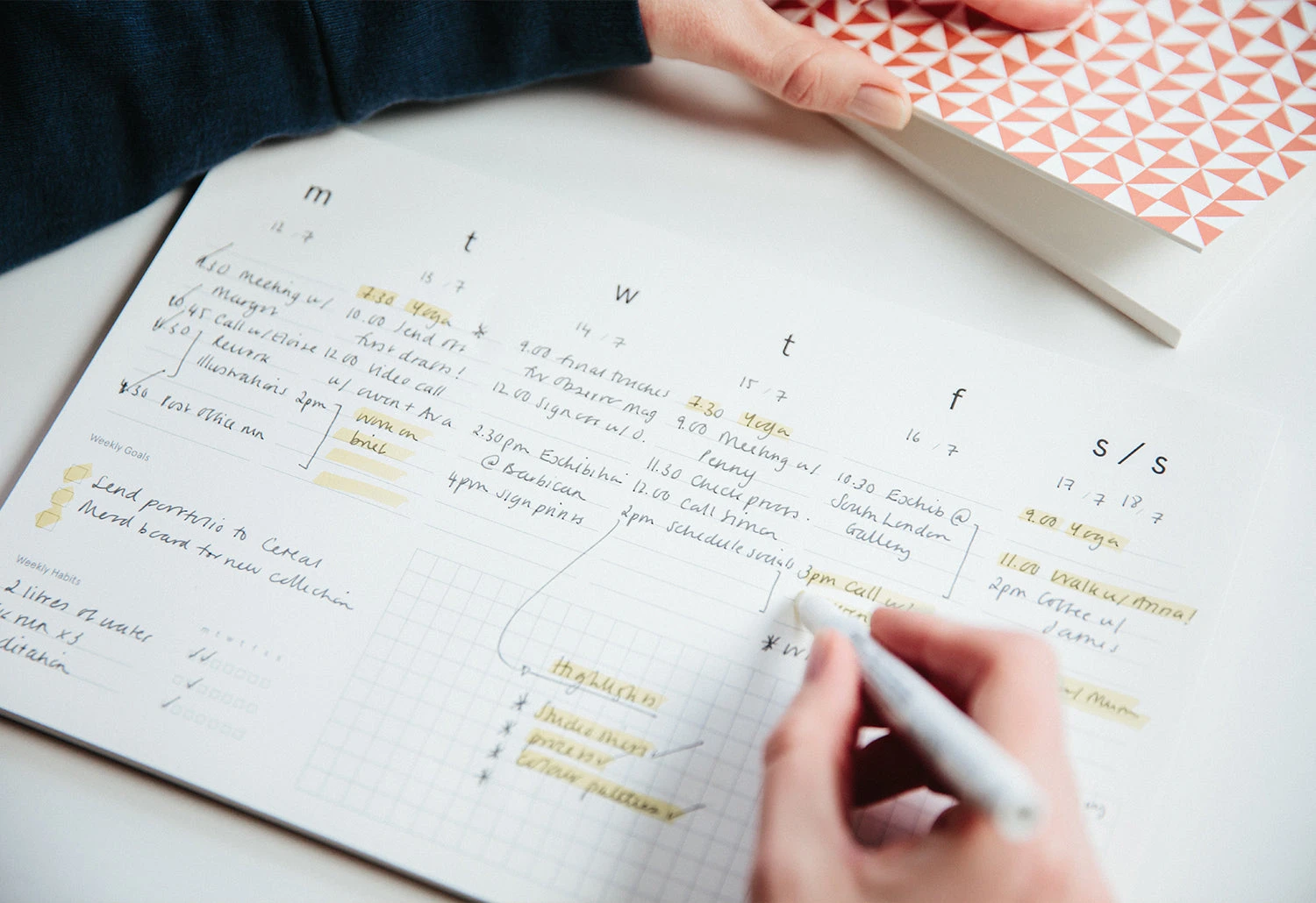 Ola Studio Desktop Pad Weekly Planner 4 Ola Studio Desktop Pad Weekly Planner - Image 2