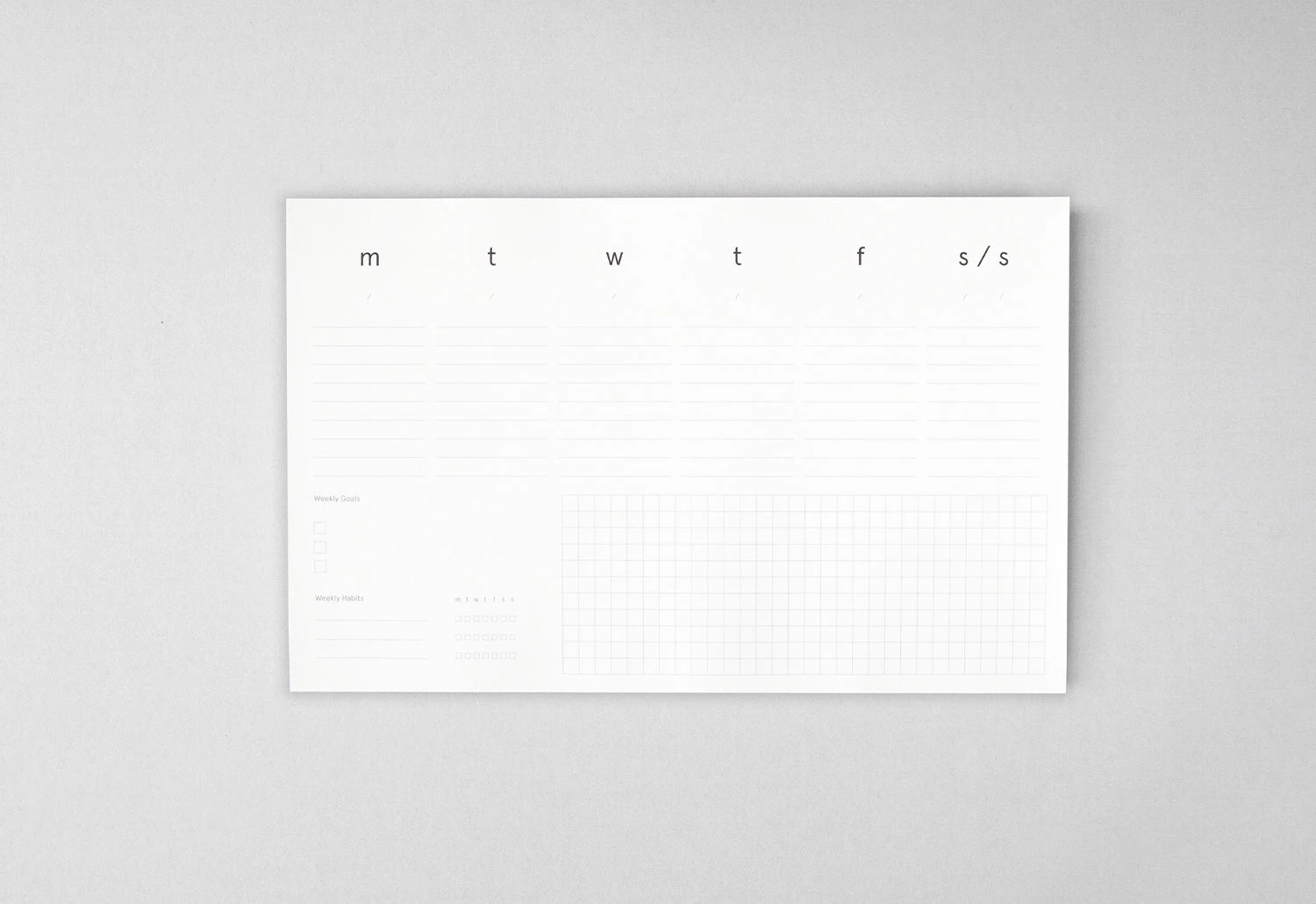 Ola Studio Desktop Pad Weekly Planner 3 Ola Studio Desktop Pad Weekly Planner