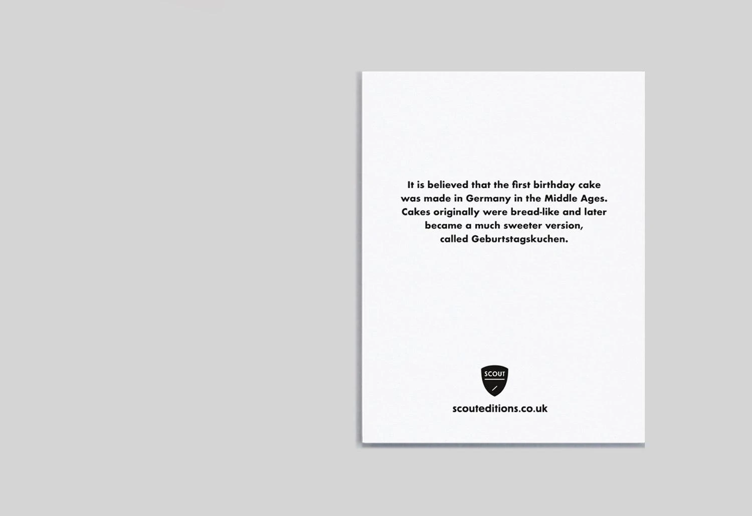 Scout Editions Cake Mini Card 4 Scout Editions Cake Mini Card - Image 2