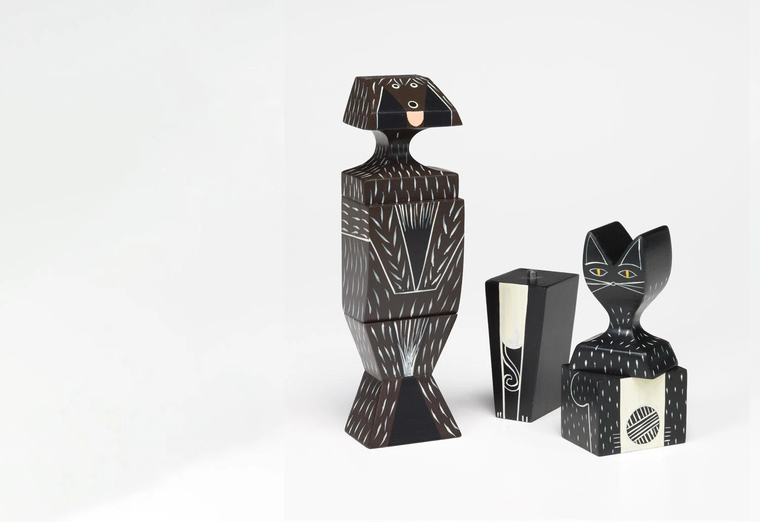 Vitra Wooden Doll Cat & Dog, 1953 4 Vitra Wooden Doll Cat & Dog, 1953 - Image 2