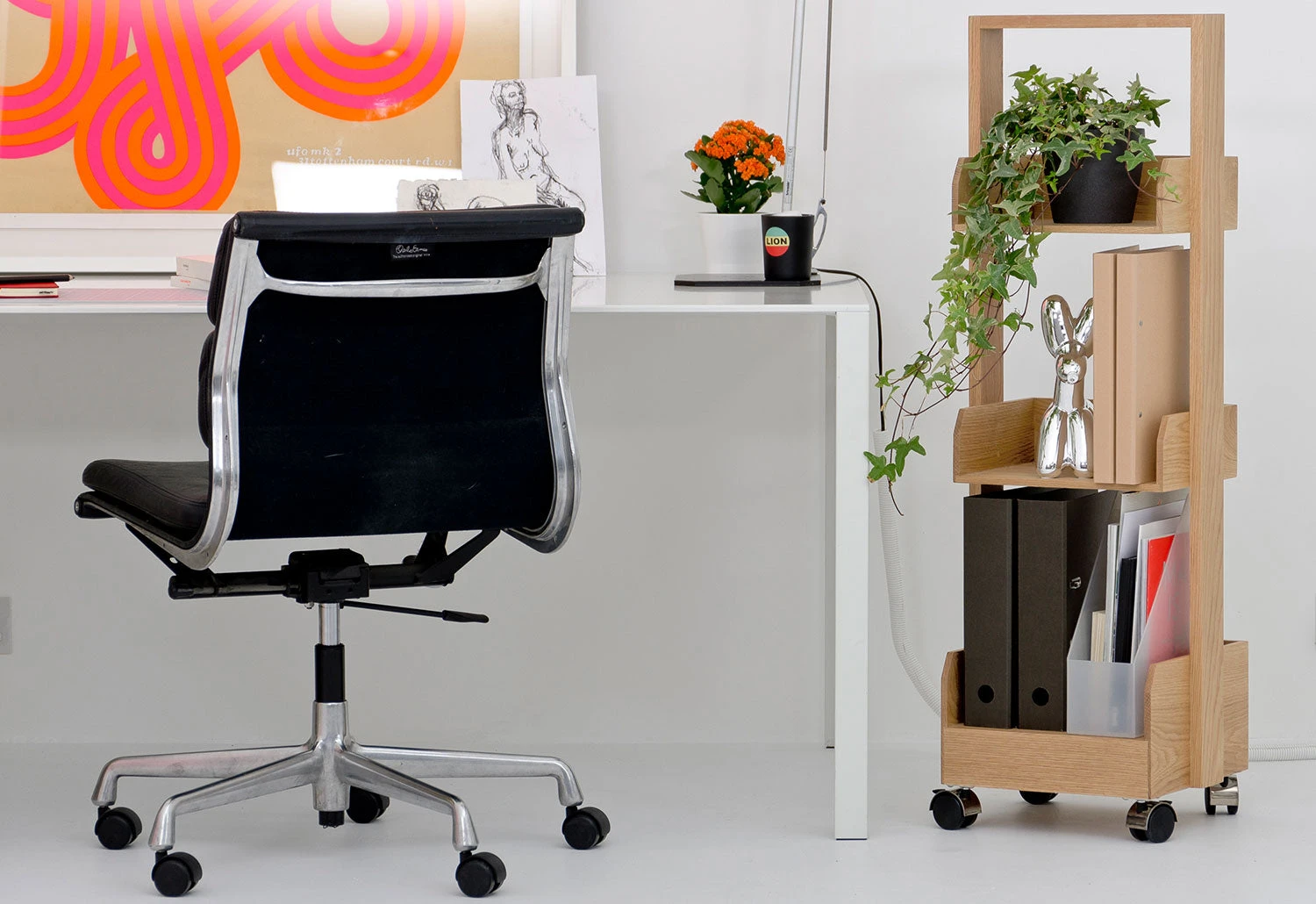 Wireworks Mini Bookie Roller Shelf 4 Wireworks Mini Bookie Roller Shelf - Image 2