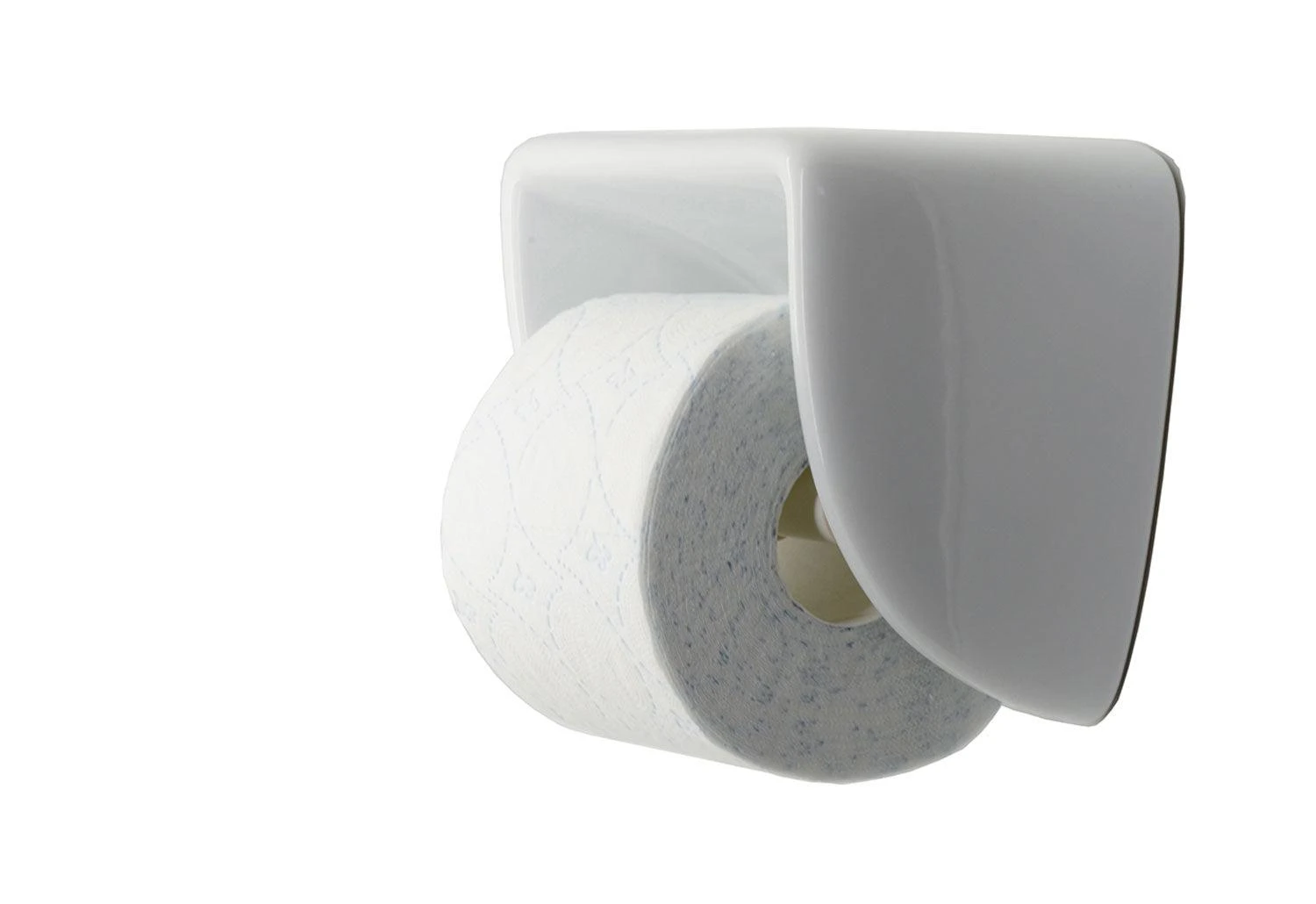 Zangra Porcelain Toilet Paper Holder 4 Zangra Porcelain Toilet Paper Holder - Image 2